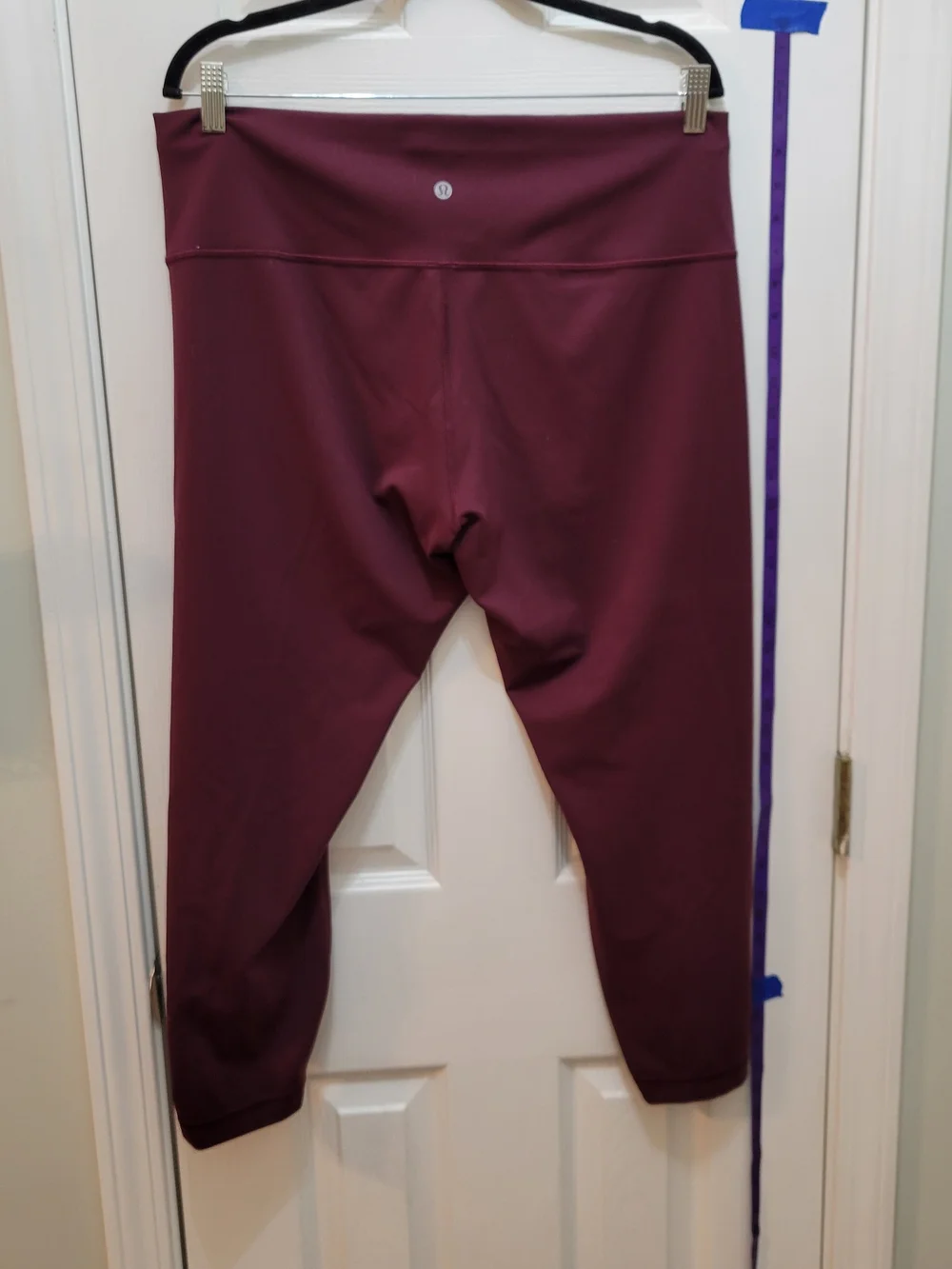 lululemon athletica High-Rise 7/8 Leggings in Deep Burgundy